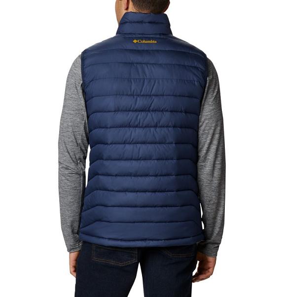 Columbia Collegiate Vest Navy For Men's NZ89374 New Zealand